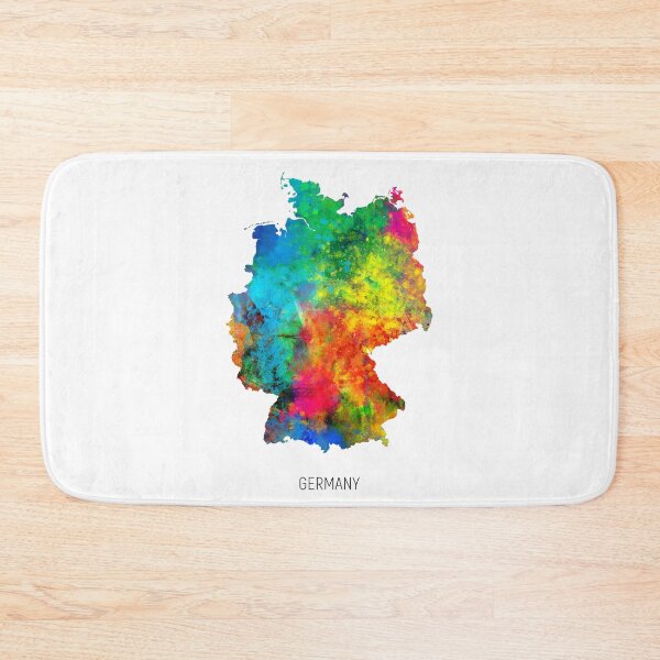 Item preview, Germany Watercolor Map designed and sold by ArtPrints.