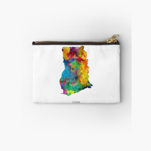 Item preview, Ghana Watercolor Map designed and sold by ArtPrints.