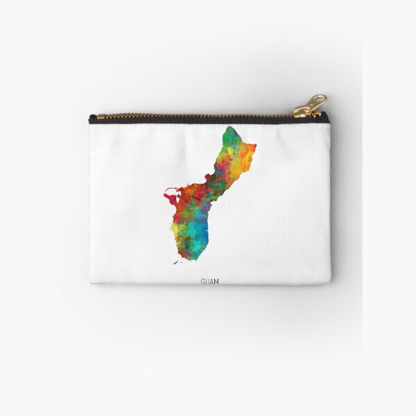 Item preview, Guam Watercolor Map designed and sold by ArtPrints.