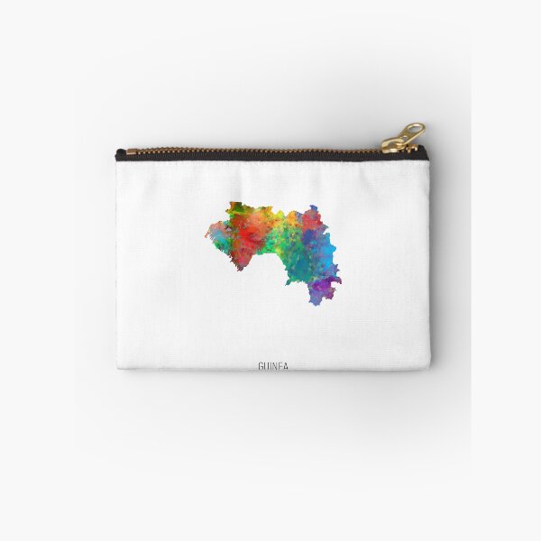 Item preview, Guinea Watercolor Map designed and sold by ArtPrints.