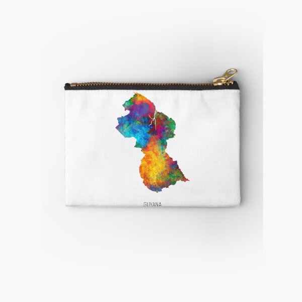 Item preview, Guyana Watercolor Map designed and sold by ArtPrints.