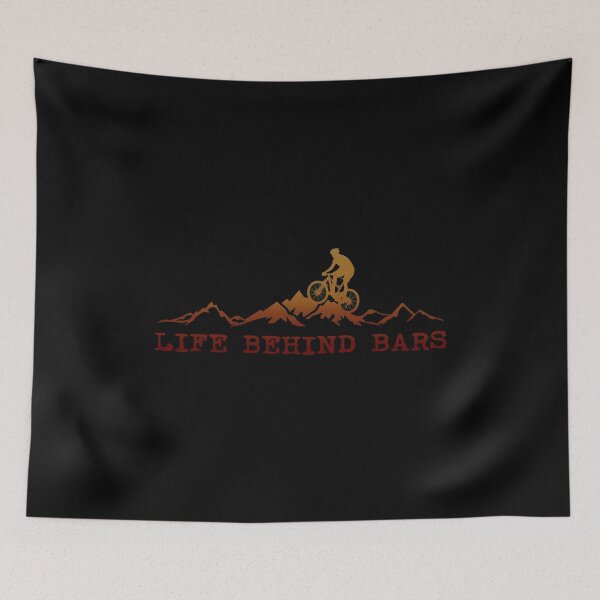 Item preview, Life Behind Bars MTB Mountain Bike Bicycle Cycling designed and sold by AlmostAgainst.