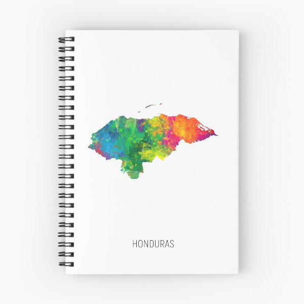 Item preview, Honduras Watercolor Map designed and sold by ArtPrints.