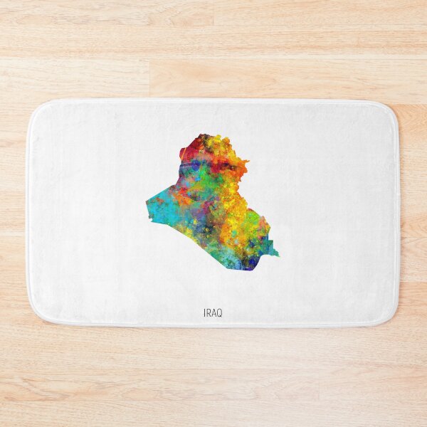 Item preview, Iraq Watercolor Map designed and sold by ArtPrints.