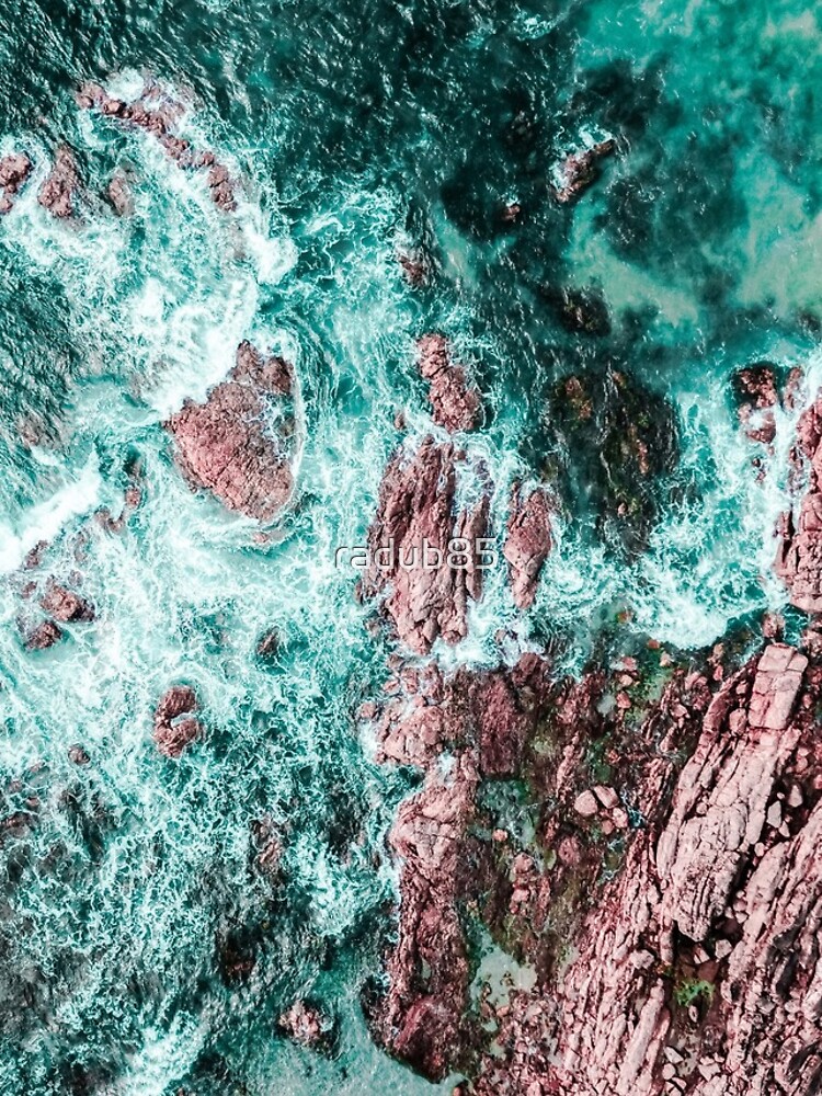 Lagos, Algarve, Portugal. Landscape Print, Aerial Photography, Beach Print, Drone Photography, Ocean Waves, Ocean Print, Art Print, Teal Landscape Print, Aerial Beach by radub85