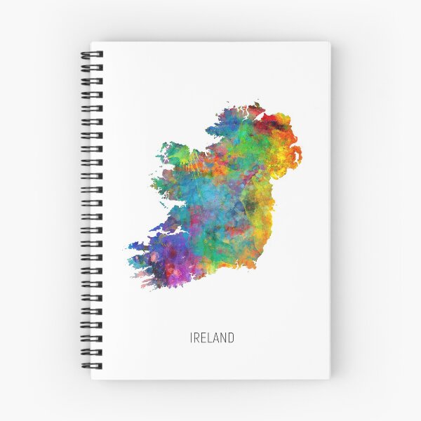 Artikelvorschau, Ireland Watercolor Map entworfen und verkauft von ArtPrints.