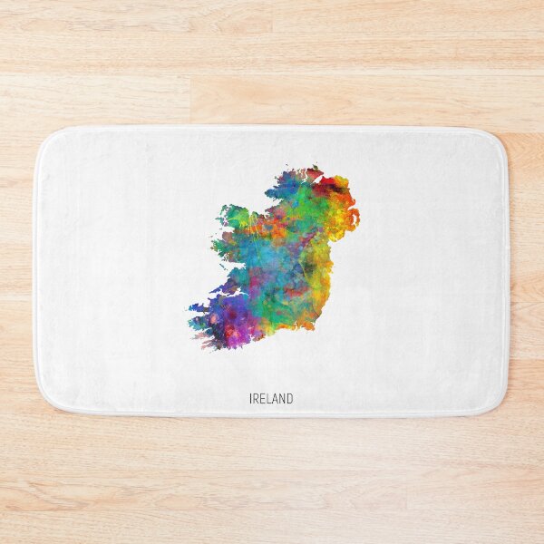 Item preview, Ireland Watercolor Map designed and sold by ArtPrints.