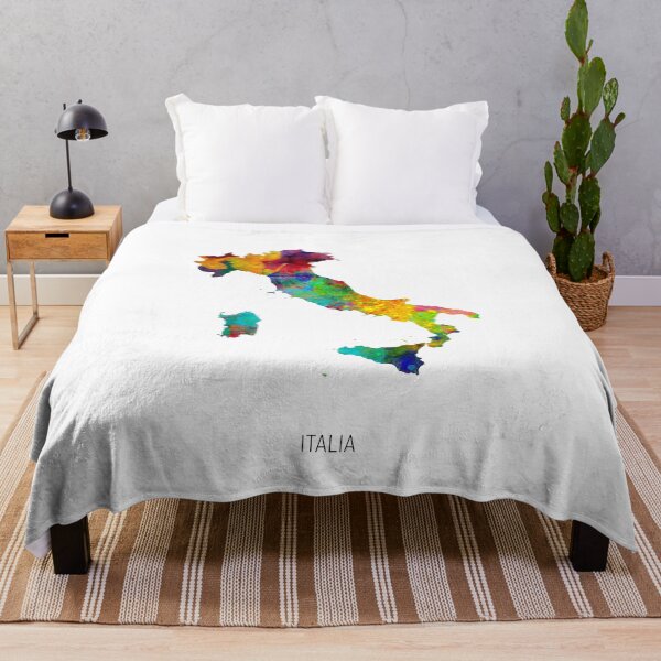 Artikelvorschau, Italia Watercolor Map entworfen und verkauft von ArtPrints.