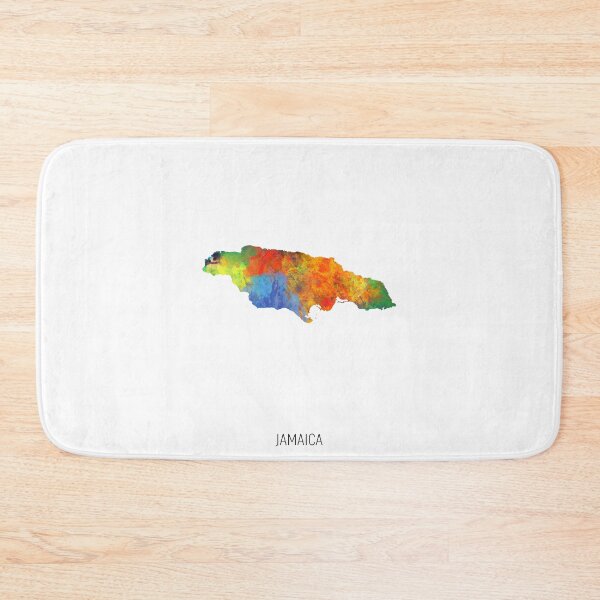 Item preview, Jamaica Watercolor Map designed and sold by ArtPrints.