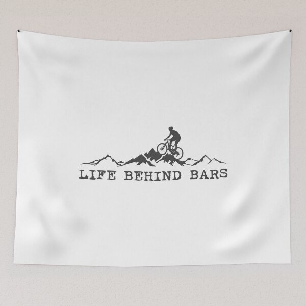 Item preview, Life Behind Bars MTB Mountain Bike Bicycle Cycling designed and sold by AlmostAgainst.