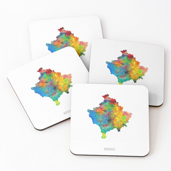 Item preview, Kosovo Watercolor Map designed and sold by ArtPrints.