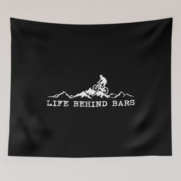 Item preview, Life Behind Bars MTB Mountain Bike Bicycle Cycling designed and sold by AlmostAgainst.