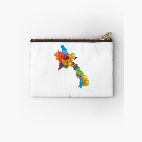 Item preview, Laos Watercolor Map designed and sold by ArtPrints.