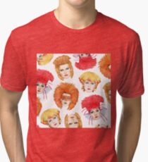 Four Faces of Toyah Tri-blend T-Shirt