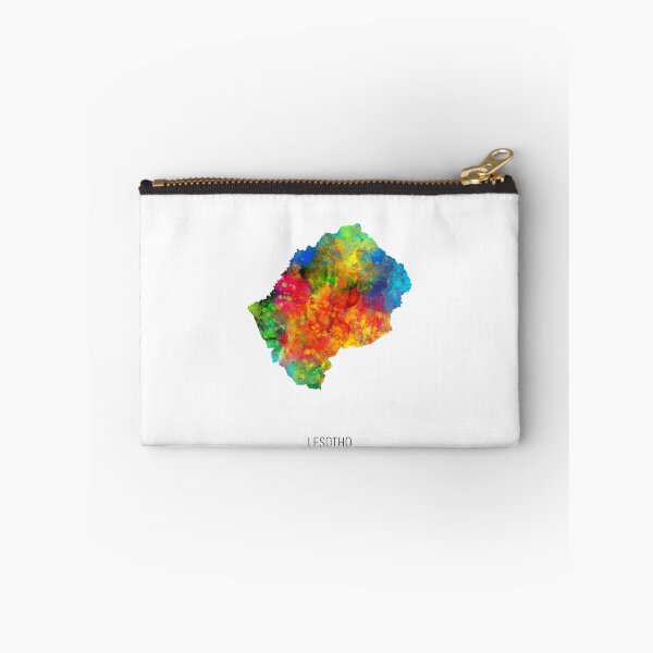 Item preview, Lesotho Watercolor Map designed and sold by ArtPrints.
