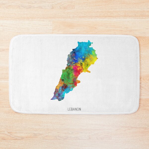 Artikelvorschau, Lebanon Watercolor Map entworfen und verkauft von ArtPrints.