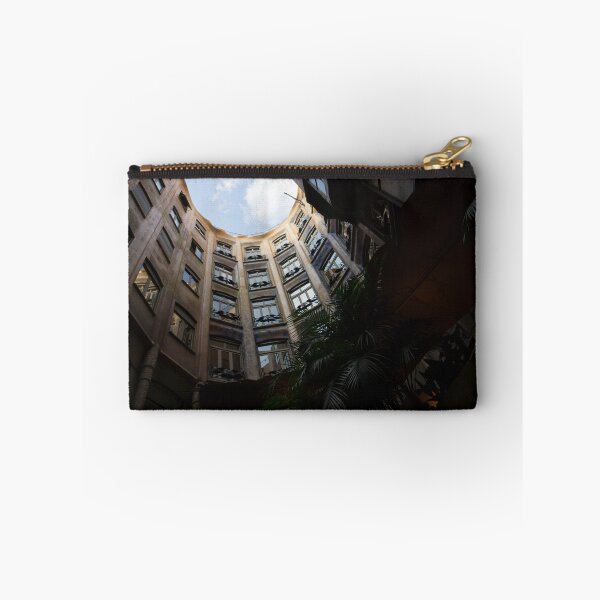 Item preview, A Courtyard Curved Like a Hug - Antoni Gaudi's Casa Mila, Barcelona, Spain designed and sold by Georgia Mizuleva.