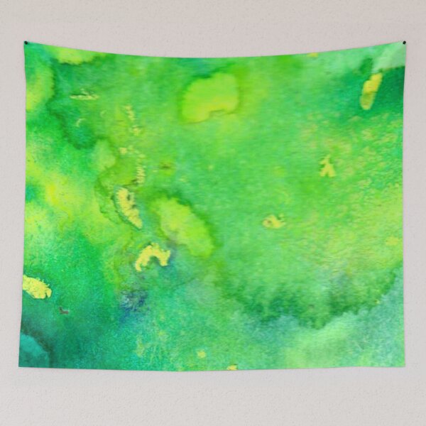 Item preview, Green and Yellow Abstract designed and sold by Sebastian Grafmann.