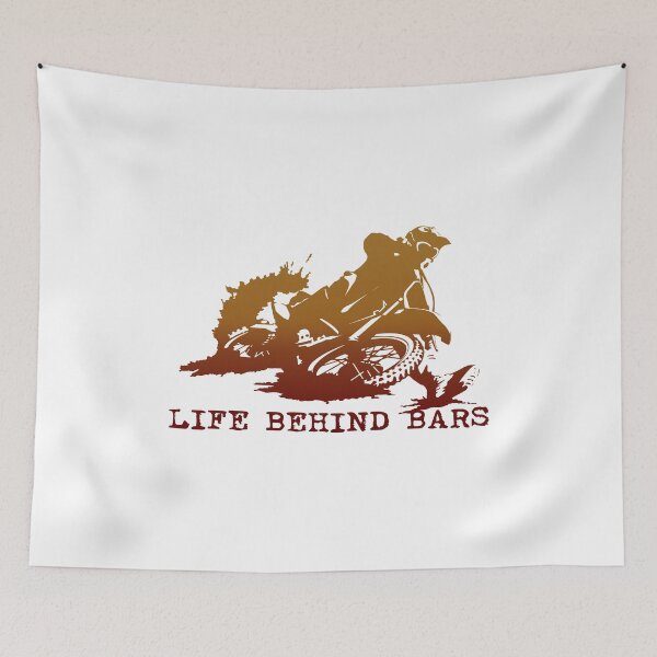 Item preview, Life Behind Bars Dirt Bike Motorcycle designed and sold by AlmostAgainst.