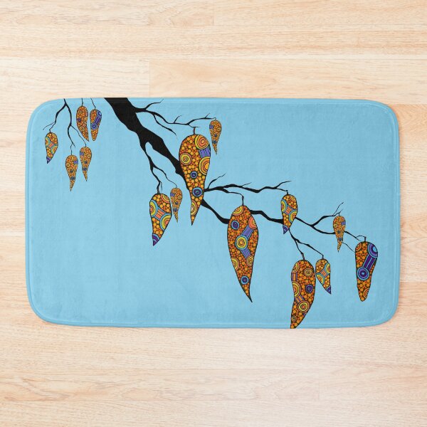 Item preview, Authentic Aboriginal Art - Tree Branch and Leaves designed and sold by HogarthArts.