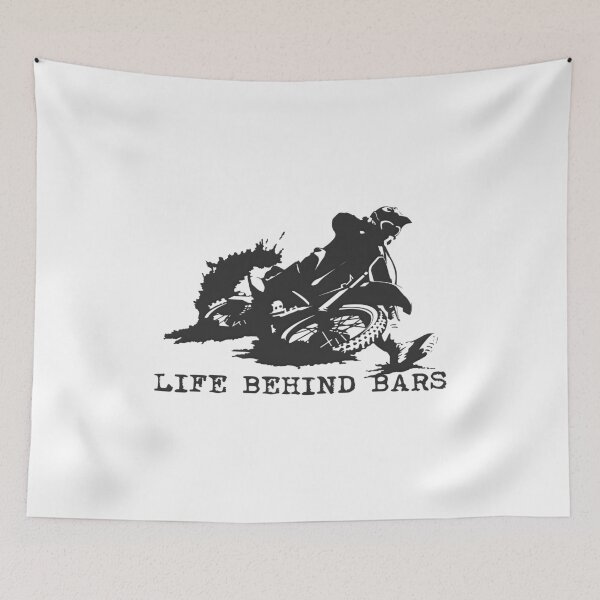 Item preview, Life Behind Bars Dirt Bike Motorcycle designed and sold by AlmostAgainst.