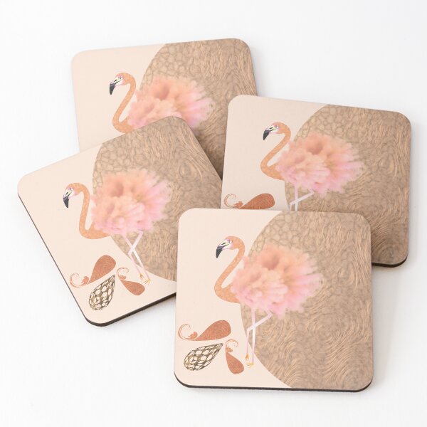 Item preview, FLAMINGO POWDER PUFF 291. designed and sold by sana90.