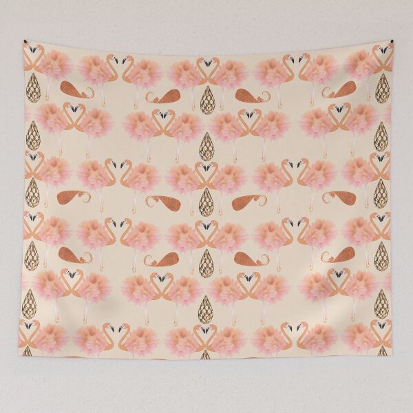 Item preview, FLAMINGO POWDER PUFF 291. designed and sold by sana90.