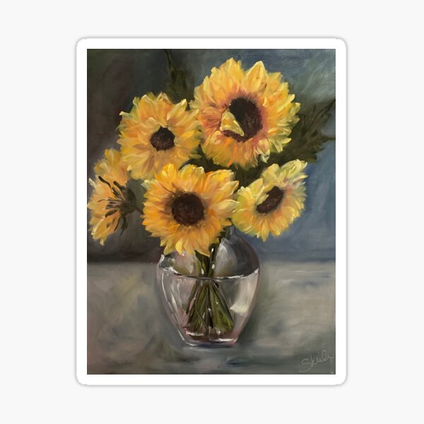Sunflowers Sticker