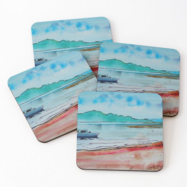 Item preview, Sail Boats on River Exe at Exmouth En Plein Air Painting designed and sold by MikeJory.