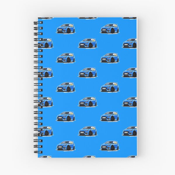 Item preview, Ford Focus (Mk3) RS Blue designed and sold by Yeomans Cartoons.