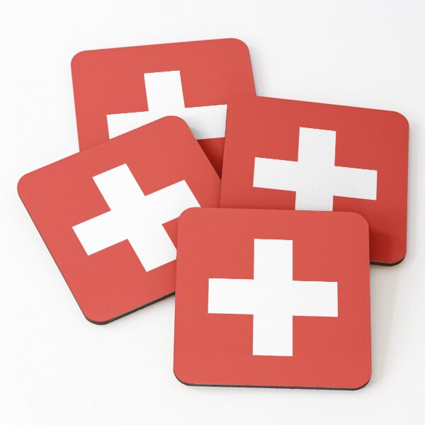 Item preview, Swiss Flag designed and sold by stickersandtees.