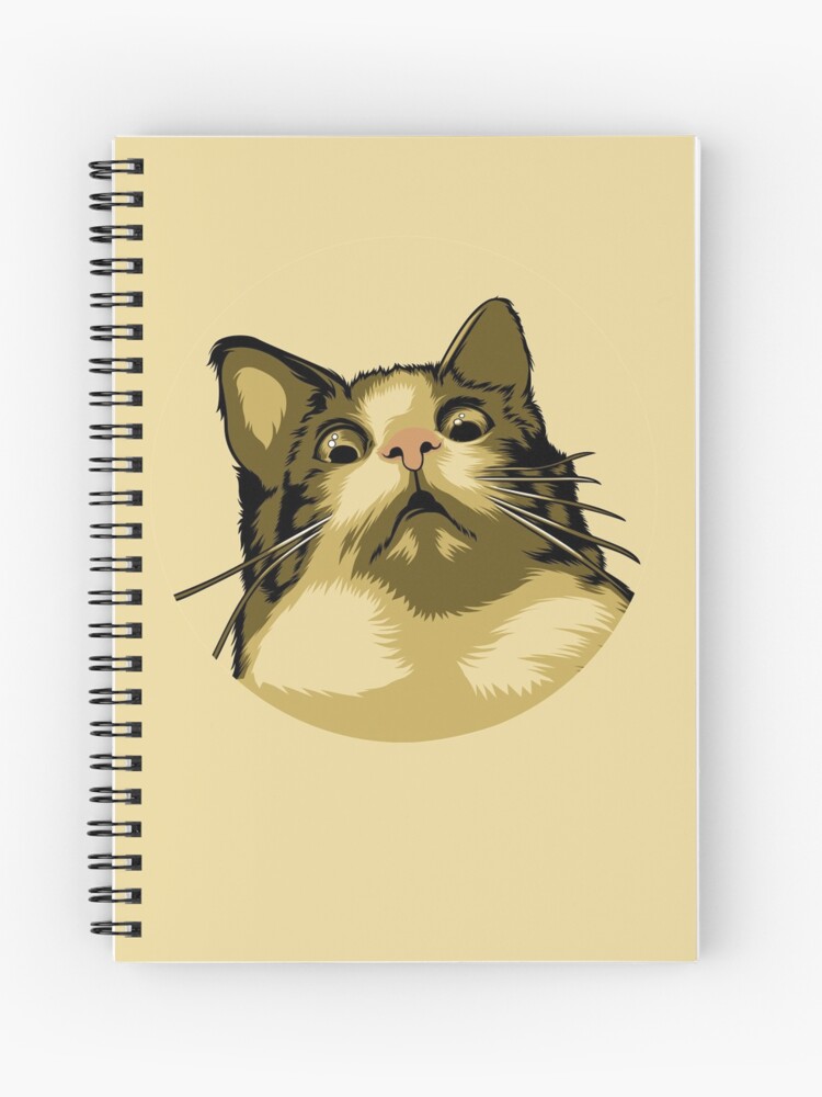 Surprised Cat Spiral Notebook