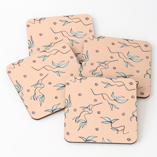 Item preview, Abstract botanical pattern designed and sold by DinaraDouble.