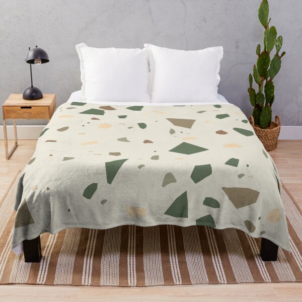 Item preview, Sage Cactus Green Tan Brown Terrazzo #1 #decor #art designed and sold by Anita's & Bella's Art.