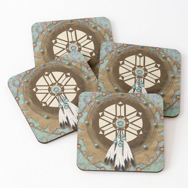 Item preview, Tribal Rawhide Dream Catcher designed and sold by Delights.