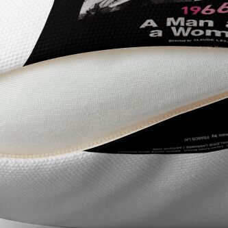 Alternate view of A Man and a Woman Floor Pillow