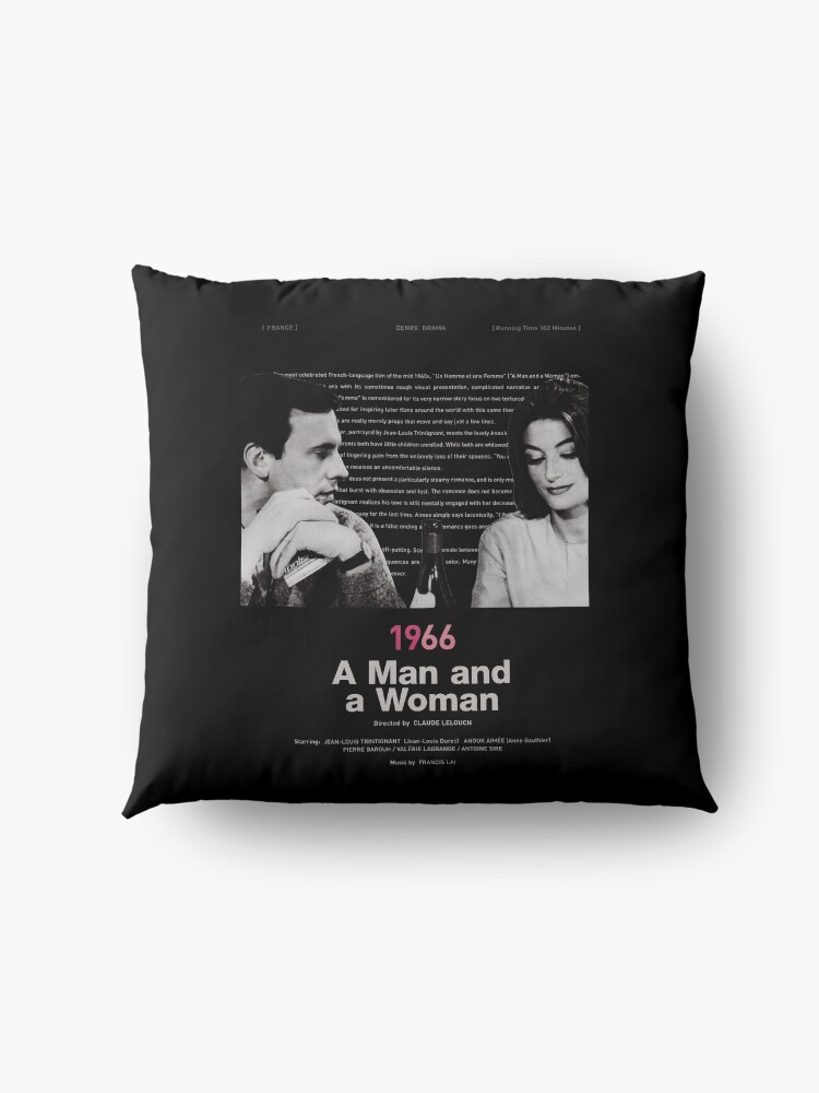 Alternate view of A Man and a Woman Floor Pillow