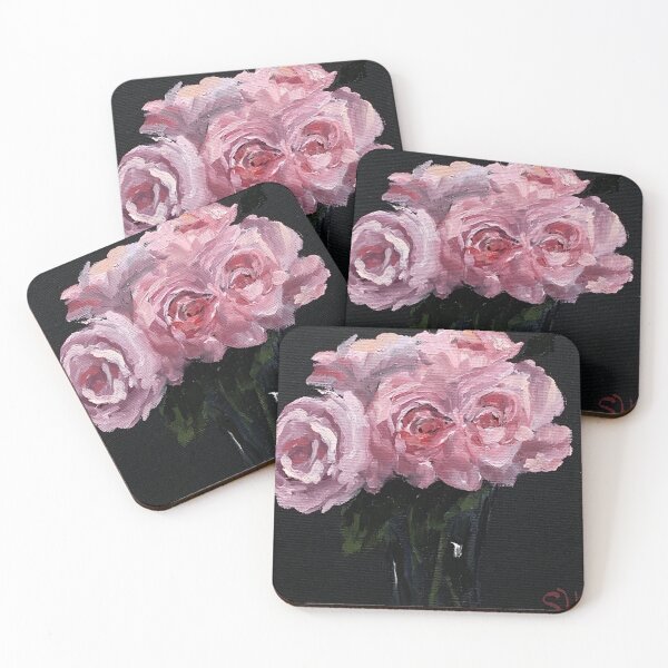 A Rose is a Rose is a Rose Coasters (Set of 4)