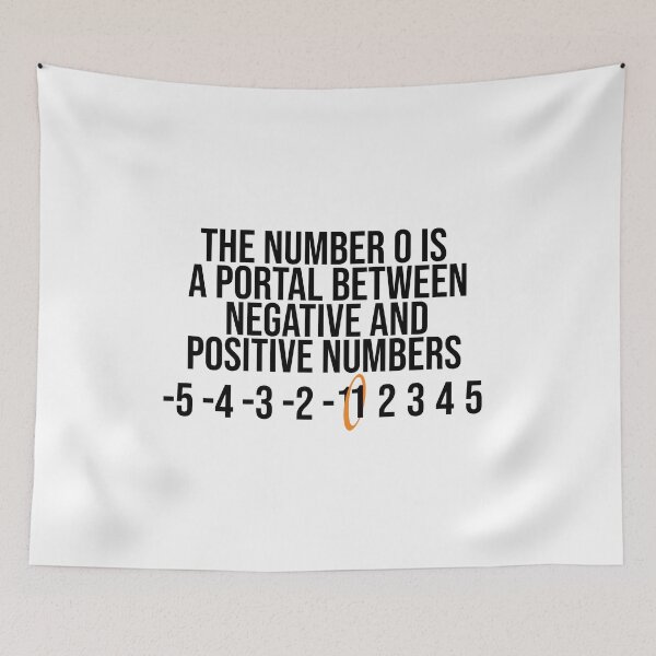 Item preview, Portal To Negative and Positive Numbers designed and sold by artsylab.