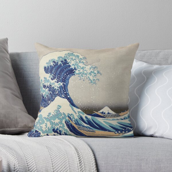 Camisetas, estampados, etc. al mejor precio - Hokusai - la gran ola de Kanagawa - 1823 Cojín