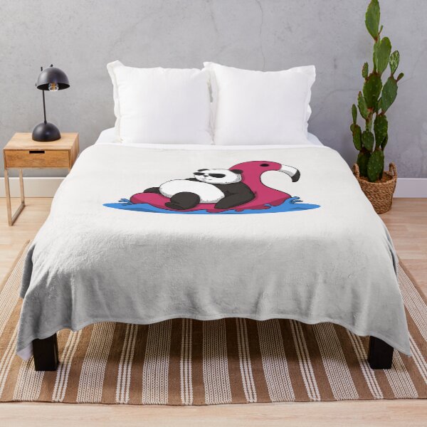 Item preview, Funny Chiller Panda Flamingo designed and sold by frankidavids.