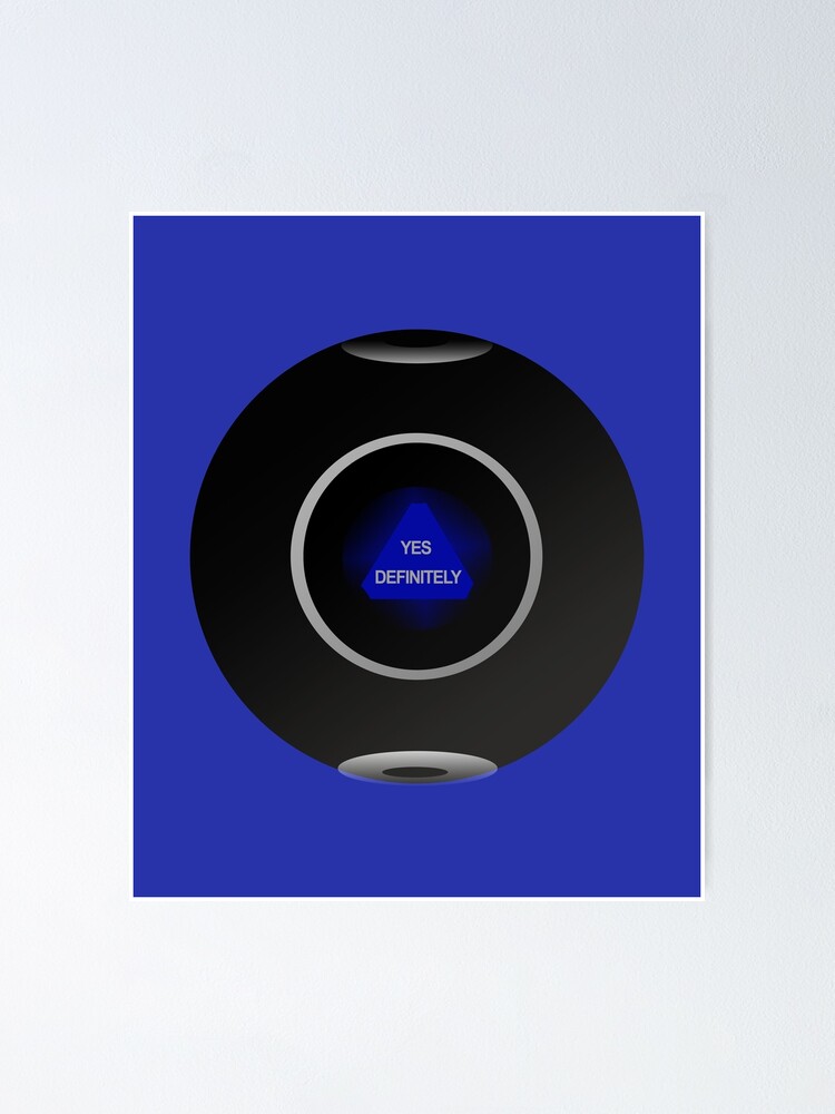 Magic 8 Ball Yes Definitely Prediction | Sticker