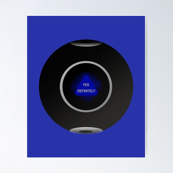 Magic 8 Ball Yes Definitely Prediction | Sticker