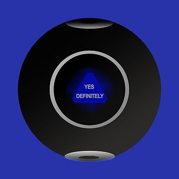 Magic 8 Ball Yes Definitely Prediction | Sticker