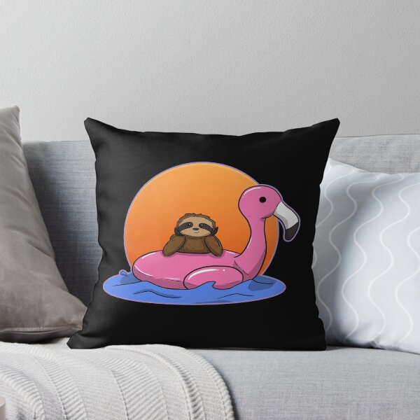Item preview, Funny sloth Chiller Flamingo designed and sold by frankidavids.
