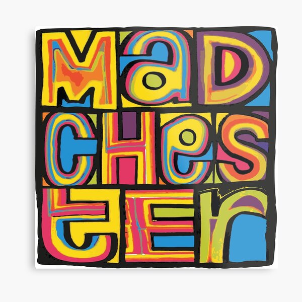 Aperçu de l'œuvre Madchester Joyeux lundi inspiré Design créée et vendue par LTFRstudio.