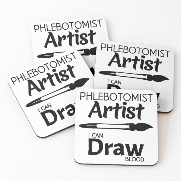 Item preview, Phlebotomist Artist, I can Draw blood (For light clothes) designed and sold by delightedtodraw.