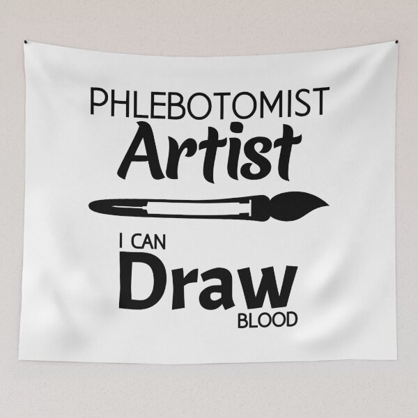 Item preview, Phlebotomist Artist, I can Draw blood (For light clothes) designed and sold by delightedtodraw.