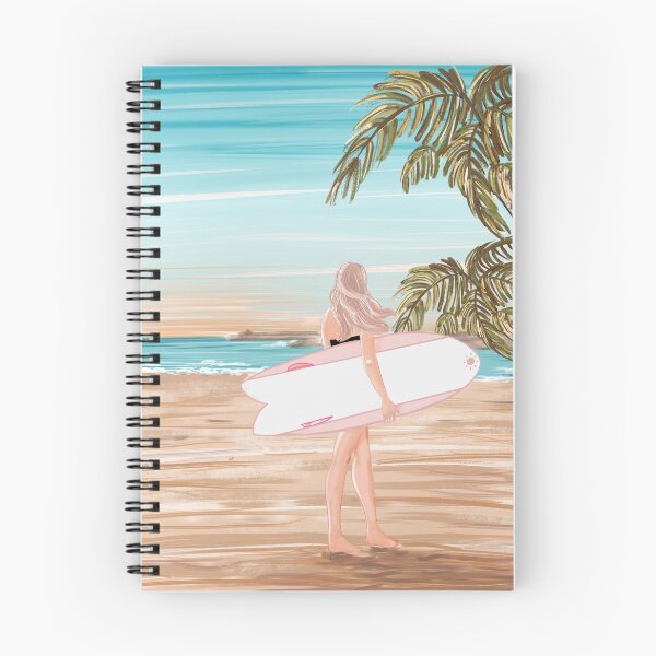 Item preview, Surfer girl Palm tree designed and sold by eligart.