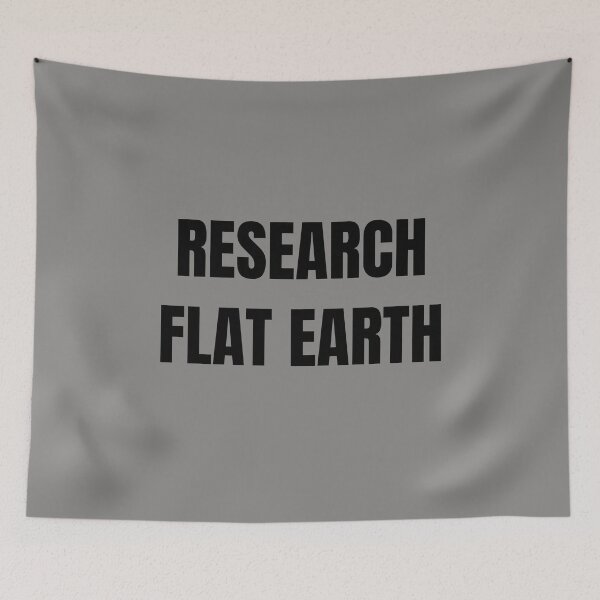 Item preview, Research Flat Earth NASA Conspiracy Theorist  designed and sold by SwagHut.